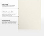 LUXPaper 8.5" x 11" Cardstock | Letter Size | Quartz Metallic | 105lb. Cover (192lb. Text) | 50 Qty