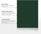LUXPaper 8.5" x 11" Cardstock | Letter Size | Green Linen | 100lb. Cover (183lb. Text) | 500 Qty