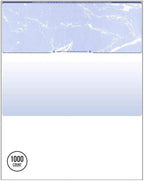 Compuchecks Check on Top Blank Check Paper - 1000 Pack, Quick-Books & Laser Printer Compatible - Security Business Checks with Voucher - 8.5" x 11" Blue Marble