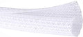 QCSIW 25ft – 3/8 inch White Split Wire Loom Tubing Cord Protector Cable Sleeve – Pet Cord Protector for Cat Chewing, for USB Power Cords Audio Video Wires