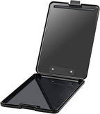 ZCZN Plastic A4 Form Storage Box Case, Clipboard Case, Bulk clipboard Set Suitable for School, Utility, Industrial Office, Medical Personnel, Black, 12 Pack