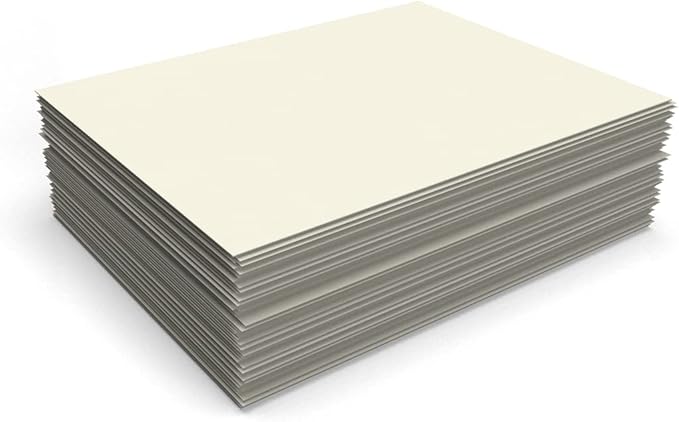 LUXPaper 8.5" x 11" Classic Crest Paper | Letter Size | Baronial Ivory | 24lb. Text | 50 Qty