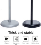 SENZHIYI Adjustable Poster Sign Stand Holder Heavy Duty Snap Open Aluminum Pedestal Floor Standing Sign Holder Vertical and Horizontal View Sign Displayed (Black, 11X17inches)