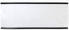 SmartSign (Pack of 25) 3 x 8 inch Flexible 'C' Channel Shelf Label Holders with Inserts, 62.5 mil Magnetic Material, Black, Made in USA