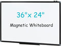 XIWODE 24x36 Inch Magnetic Dry Erase Whiteboard，Black Aluminum Frame Wall-Mounted for Home School Office Conference Room
