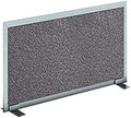 OBEX Acoustical Free Standing Privacy Screen, Cubicle Accessories Desk Privacy Panel, Desk Dividers for Office, Office Furniture Partitions Portable Sound Proof Dividers, 24" x 66", Graphite