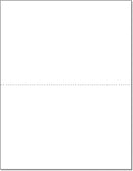 NextDayLabels - Letter Size White Perforated Blank Post Card Cardstock, 75lb Cover (203 gsm) 2 per Page, Cards Measure 8.5" X 5.5", Inkjet/Laser Compatible - 100 Sheets / 200 Cards