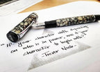 Conklin Duragraph Fountain Pen Cracked Ice - Extra Fine Nib, Precision Writing Instrument with Unique Design
