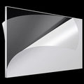 Roowest 1 Pcs 24 x 48 Inch, 1/8 Inch Thick Clear Acrylic Plexiglass Sheets Transparent Plastic Panels Sheets Cut to Size Cast Acrylic Board Panel with Protective Film for Craft DIY Project Sign Frame
