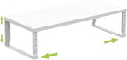 Jojocross Expandable Stackable Spice Rack Organizer for Kitchen Cabinet,Adjustable Counter Shelf, countertop, Pantry,Cupboard,Bathroom,Bedroom(1Pack/White/Medium)