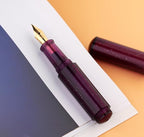 czxwyst Majohn Wancai 2.0 Mini Pocket-Size Eyedropper Fountain Pen (EF Nib 0.38mm, Starry Purple)
