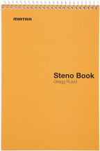 Mintra Office Steno Books (Pastel Colors 4pk - Green Tint Paper, Gregg Ruled)