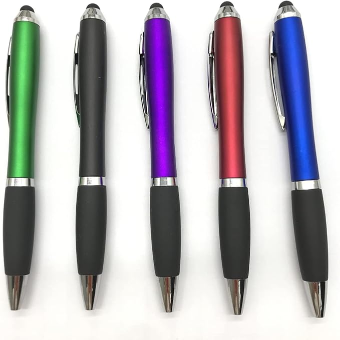 HEYZARDA Personalized Pens with Name Text Icon Logo Engraved for Business Office Custom Ballpoint Pen 50 100 Pcs Optional, Black