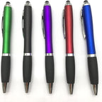 HEYZARDA Personalized Pens with Name Text Icon Logo Engraved for Business Office Custom Ballpoint Pen 50 100 Pcs Optional, Silver