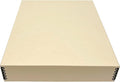 Lineco Museum Archival Storage Box, 14.75x18.75x3 in. Drop Front Design. Acid-Free with Metal Edge. Organize Photos, Pictures, Prints, Documents, Crafts, DIY. Tan, 1 Pack