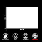 OcePor 100 Sheets Cardstock 5”x 7”,Blank Card Stock 92lb/250gsm, Thick Heavy CardStock Printer Paper for Wedding Invitation, Greeting Cards Making, Postcards, Photos