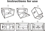 ANDPLAY 10 Pcs Comic Books Storage Boxes With Lids Short Holds 150-175 Stackable Durable Archive White Comic Book Storage