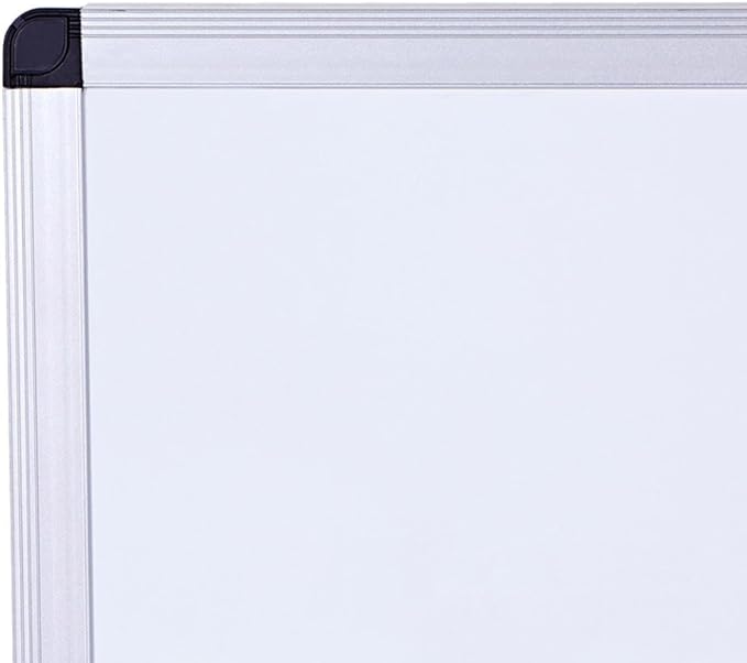 VIZ-PRO Large Magnetic Dry Erase White Board for Wall, 72 X 48 inches, Pack of 2, 6' x 4' Aluminum Framed Whiteboard with Marker Tray for School Office Home