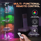 Motion Sensor Step Lights, 8 Colors Changeable RGB LED Closet Lights, USB Rechargeable Battery Operated Puck Light, Dimmable Under Cabinet Counter Kitchen Stair Lighting (5 Pack)