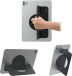 Nillkin Adhesive Tablet Stand, 0.14 inch Invisible Slim iPad Holder, Stepless Adjustable Stand, Built-in Back Magnets, Compatible with Tablets Up to 10.4-13.2 inch, Black