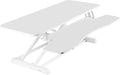 VIVO 36 inch Desk Converter, K Series, Height Adjustable Sit to Stand Riser, Dual Monitor and Laptop Workstation with Wide Keyboard Tray, White, DESK-V036KW