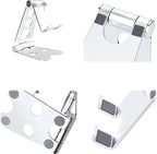 Kado Aluminum Alloy Tablet Stand for Portable Monitor, Foldable iPad Stand Holder Adjustable, Computer Office Desk Accessories for Kindle, Switch, iPad Pro/Air/Mini, iPhone Pro/Max/Plus
