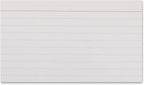 Amazon Basics Paper Flash Ruled Index Note Cards, Heavy Weight, White, 3 x 5 Inch Card, 300 Count, 100 Pack of 3