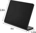 20 Pack Acrylic Mini Chalkboard Sign for Food, AITEE Black Mini Tabletop Chalkboard Signs, Small Buffet Chalkboards Signs for Bakery, Birthday Parties, Message Board Signs, Buffet, Weddings and Retail