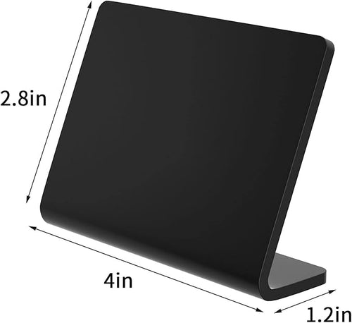 20 Pack Acrylic Mini Chalkboard Sign for Food, AITEE Black Mini Tabletop Chalkboard Signs, Small Buffet Chalkboards Signs for Bakery, Birthday Parties, Message Board Signs, Buffet, Weddings and Retail
