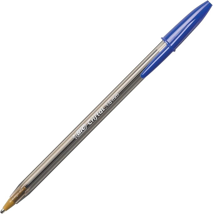 BIC Cristal Xtra Bold Ballpoint Pen, Bold Point (1.6mm) For Vivid And Dramatic Lines, Blue, 24-Count