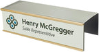 The Original Over the Cube - Quality Aluminum, Changeable Cubicle Nameplate Holder,(3" Cubicle Wall Depth) Made in the USA