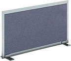 OBEX Acoustical Free Standing Privacy Screen, Cubicle Accessories Desk Privacy Panel, Desk Dividers for Office, Office Furniture Partitions Portable Sound Proof Dividers, 12" x 48", Twilight