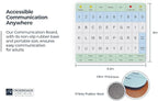 Adult Communication Board - Non-Slip, Portable Letter Chart for Non-Verbal, Stroke Recovery, Effective Visual Aids for Non-Speaking Patients, Pain Scale, QWERTY or ABC (QWERTY - 3 Pack)