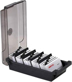 MyLifeUNIT Business Card Holder, 2.2" x 3.5" Index Card Organizer with Dividers and Index Tabs, Capacity: 500 Cards