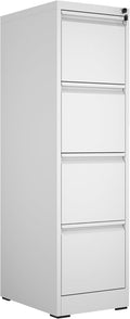 OPTYMIRA Metal File Cabinet with Drawer Heavy Duty Locking File Cabinets Home Office Steel Filing Cabinet Vertical File Cabinets for Legal/Letter Size File,Assembly Required