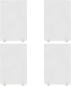 4PCS Desk Dividers Office Partitions, Privacy Desk Panel Protective, Acrylic Plexiglass Shield with Clamps for Offices Schools Call Centers - 23.6”L X15.8”W
