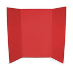 Flipside Products 36” x 48” Project Boards for Presentations, Science Fair, School Projects, Event Displays and Trifold Picture Board, Proudly Made in USA - Assorted Colors - 4 Pack