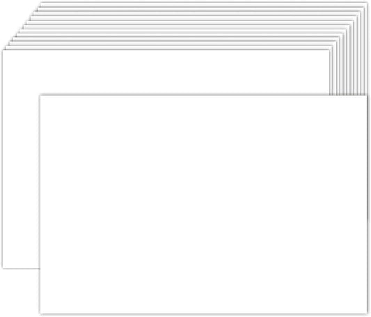 300 Pack White Blank Index Cards 4x6 Thick Paper, Goefun 80lb Heavyweight CardStock Unlined Notecards for Postcards, Photo Paper, Recipe Cards