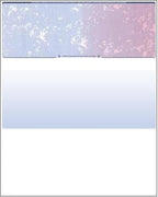 Business Voucher Check Stock - 2500 Sheets, Check on Top, Blue/Red Prismatic