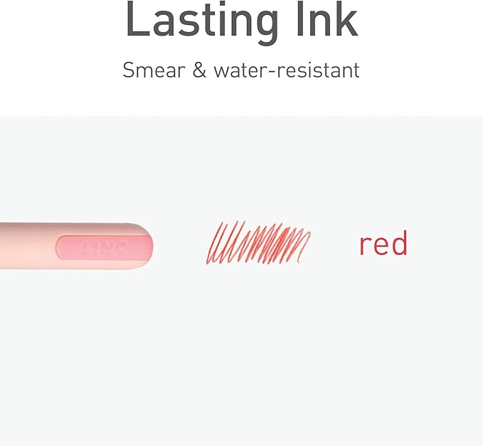 Pentonic Ballpoint Pens, 15 Count, Gray, Blue & Pink Barrels, Black, Blue & Red Ink, 0.7 mm Fine Point, Smooth Writing For Note Taking (PEN13088)