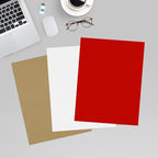 LUXPaper 8.5" x 11" Paper | Letter Size | Holiday Red | 60lb. Text | 1,000 Qty