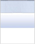 Compuchecks Blank Check Paper - 500 Pack - Computer Security Business Checks, QuickBooks & Laser Printer Compatible - Check On top, Voucher On Bottom - Check Paper Size 8 1/2-11 - Blue Diamond
