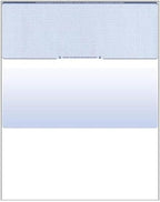 Compuchecks Check on Top Blank Check Paper - 250 Pack, Quick-Books & Laser Printer Compatible - Security Business Checks with Voucher - 8.5" x 11" Blue Diamond