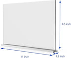 newnewshow Acrylic Sign Holder 11x8.5 Inch 3 Pack Horizontal T Shape Double-Sided Desktop Display Holder. (Optional 8.5x11 8.5x5.5 5x7 Horizontal and Vertical)