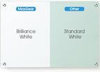 MaxGear Glass Whiteboard, Tempered Magnetic Dry Erase Board Ultra White, Frameless Wall Mounted, Office Classroom Conference Room Home Use, Includes Markers, Eraser, Magnets & Mounting Kit