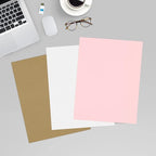 LUXPaper 8.5" x 11" Paper | Letter Size | Candy Pink | 80lb. Text | 250 Qty