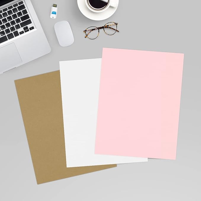 LUXPaper 8.5" x 11" Paper | Letter Size | Candy Pink | 80lb. Text | 500 Qty