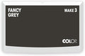 COLOP Make Series, Ink Stamp Pads, with Non-Toxic Premium Ink, Water-Based Acid-Free (Fancy Grey, Make 3-3-1/2" x 6-1/4")