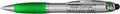 DISCOUNT PROMOS Custom Stylus Ballpoint Pens Set of 50, Personalized Bulk Pack - Black Ink, Great for Office, School, Business, Tradeshows, Events - Green
