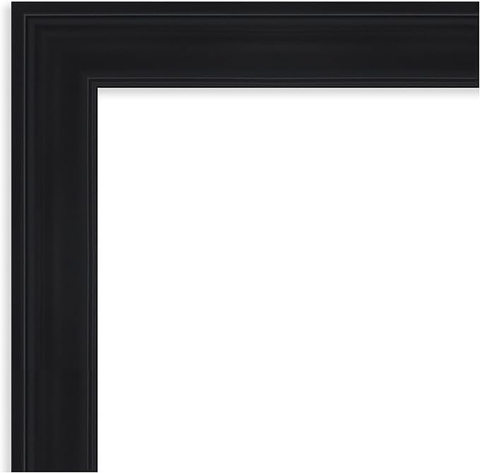 Amanti Art Black Framed Magnetic Board 21x25 Small Vision Board for use with Magnets, 100% Metal Sheet to Display Items as Office Decor or for Home Organization in mudroom, Kitchen or Kids Room